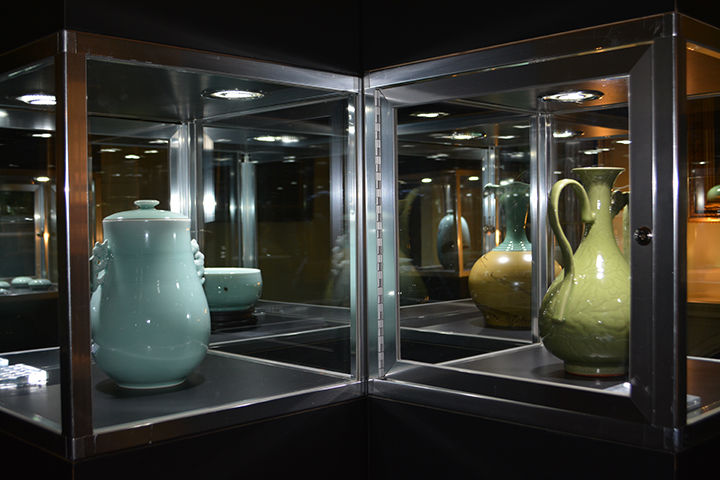 On display